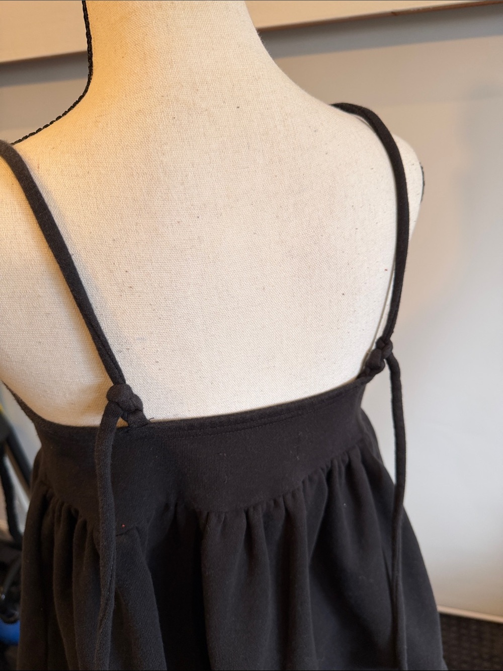 Free People Black Tiered Top & Shorts Set - Picture 3 of 6